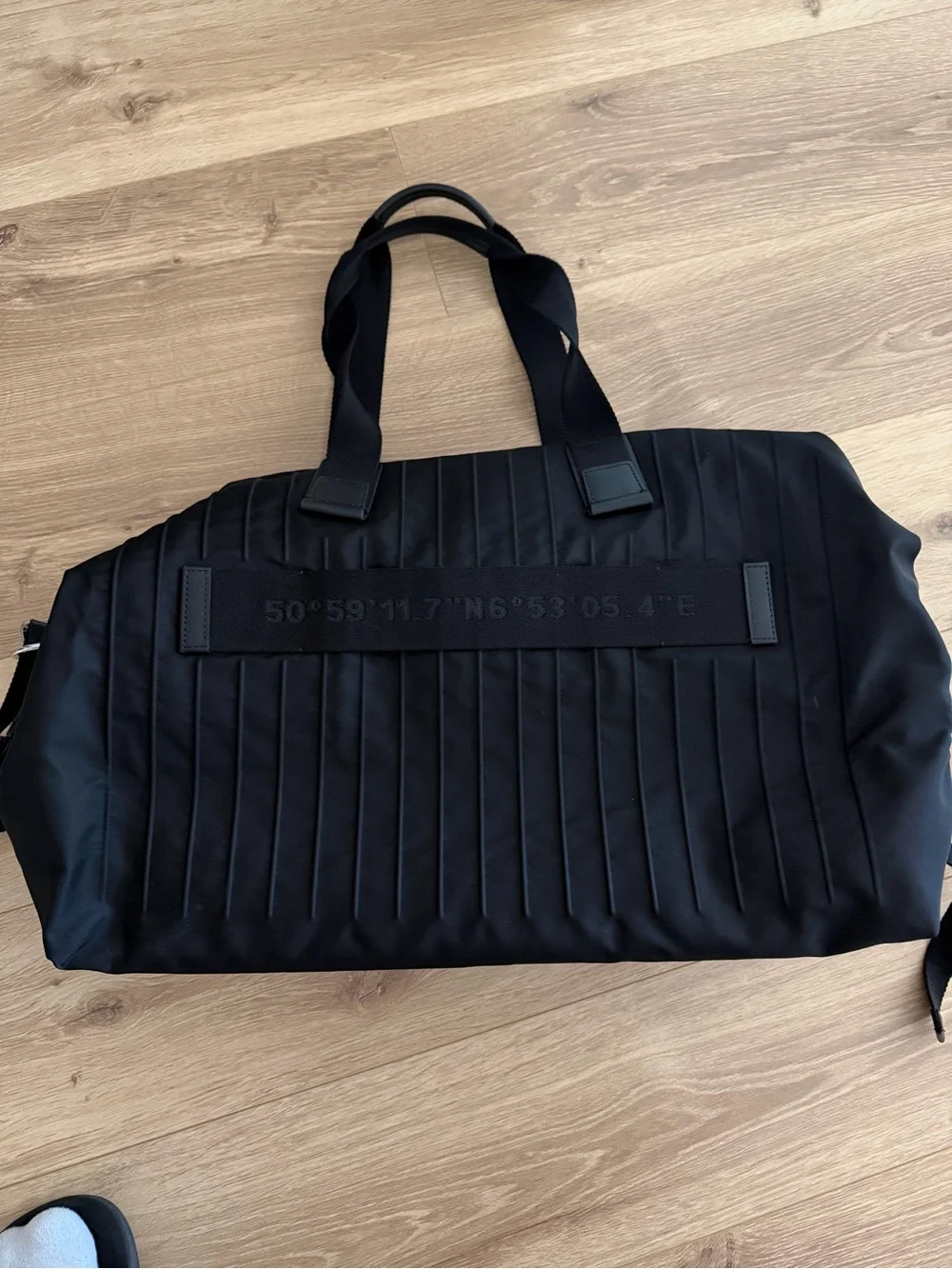RIMOWA Black Never Still Nylon Duffel Bag Large